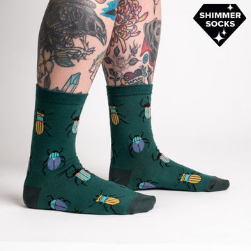 Women's Crew Sock - Beetle-Mania!